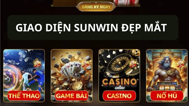 giao diện sunwin đẹp mắt