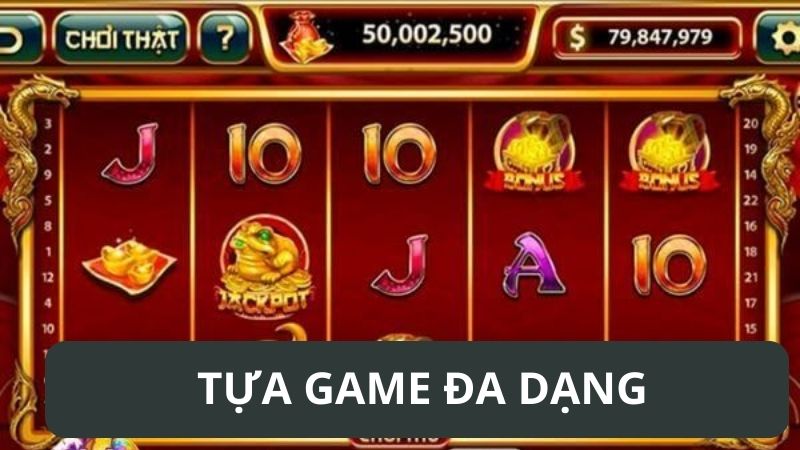 tựa găm bài tại sunwin đa dạng